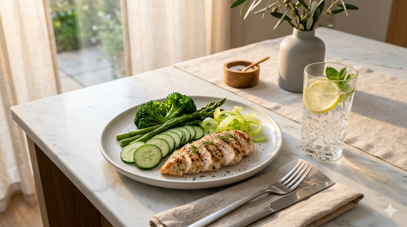 1주일 부종 제거와 컨디션 회복을 위한 고효율 저녁 루틴