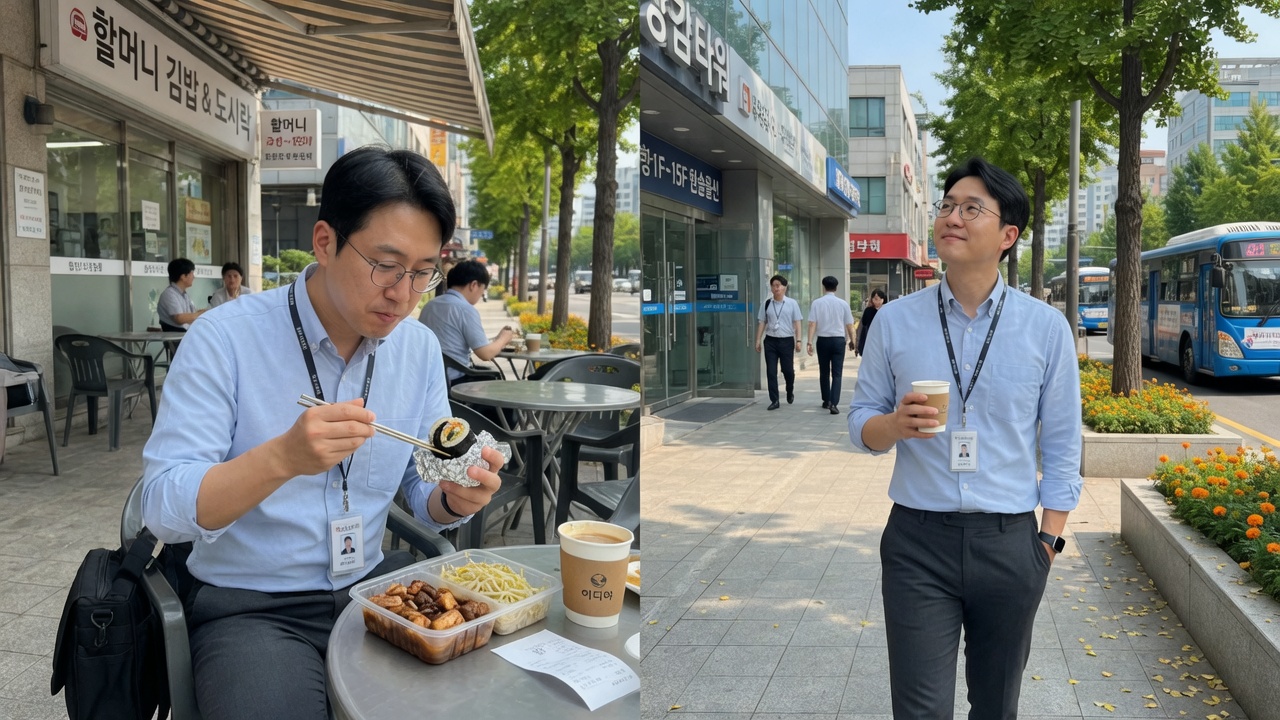 직장인 점심시간 활용 생산성 루틴