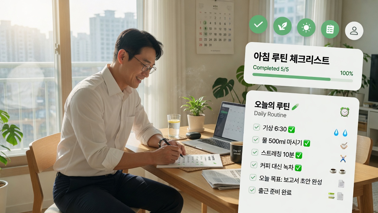 21일 만에 습관이 되는 간단 루틴