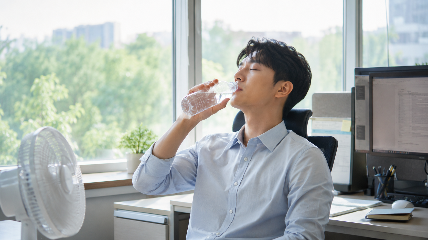 주말 회복 루틴으로 하루를 정리하는 모습