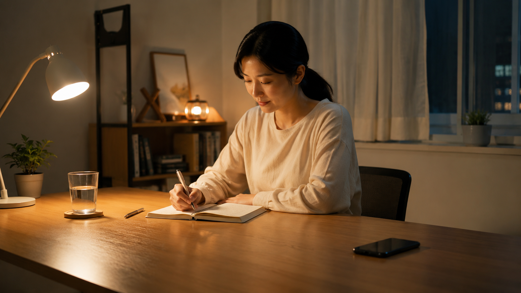잠들기 전 5분, 머릿속을 비우는 저녁 정리법